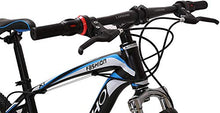 Load image into Gallery viewer, Mountain Bike for Men &amp; Women 21 Speed Shimano Dual Disk Brake Front Suspension Heavy Duty MTB, 18” Frame 26” Rim (Black&amp;Blue)

