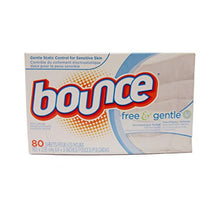 Load image into Gallery viewer, Bounce Free &amp; Gentle, Fabric Softener Sheets, 80 Count
