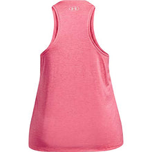 Load image into Gallery viewer, Under Armour Women's Tech Twist Tank Top , Cerise (653)/Metallic Silver , X-Small
