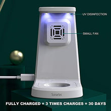 Load image into Gallery viewer, Sunartec 2020 Ultrasonic Electric Toothbrushes New Generation 360 Teeth Cleaning Sonic Toothbrush Cold Light Cleansing Kit for Adults Portable UV Cleaning and Air-Drying Charger IPX7 Waterproof
