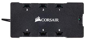 Corsair LL Series LL120 RGB 120mm Dual Light Loop RGB LED PWM Fan 3 Fan Pack with Lighting Node Pro (CO-9050072-WW)