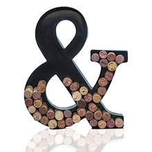 Load image into Gallery viewer, Made Easy Kit Metal Letter Wine Cork Keepsake Saver &amp; Holder Monogram w/Free Wall Mount Kit A-Z (Letter L, Large)
