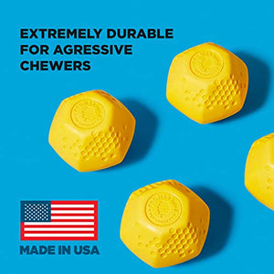 Project Hive Pet Company - Hive Ball - Dog Balls - Toy for Large and Medium Breeds - Great for Fetch - Floats in Water - Durable and Tough for Aggressive chewers - Made in The USA