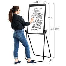 Load image into Gallery viewer, Yaheetech 24x36 Magnetic U Stand Whiteboard Double Sided Easel Stand Portable Rolling Whiteboards Flipchart Easel for Office, Home, Outdoor
