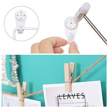 Load image into Gallery viewer, SONGMICS Grid, Set of 2, 25.6" x 17.7", Photo Display, Metal Mesh Decor, Multifunctional Hanging Picture Wall, DIY, S Hook, Clips, Hemp Cord, White , 25.6”L x 17.7”W
