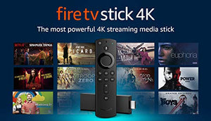 Fire TV Stick 4K streaming device with Alexa built in, Dolby Vision, includes Alexa Voice Remote, latest release