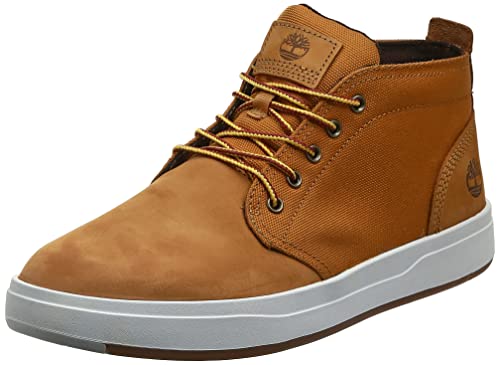 Timberland Mens Davis Square Chukka Wheat Nubuck/Cordula Boot - 9