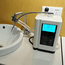 Load image into Gallery viewer, AGWIM AquaGreen Alkaline Water Ionizer Machine AG7.0, Home Water Filtration System, Produces pH 3.5-10.5 Alkaline Water, 7 Water Settings, Up to -570mV ORP, 8000L, Silver
