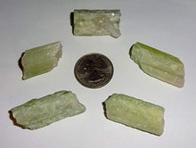 Load image into Gallery viewer, Sublime Gifts - Pink &amp; Green Watermelon Tourmaline A Grade Raw Natural Rough Mini Log / Crystal Healing Gemstone Collectible Display or Wrapping Gemstone
