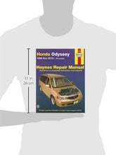 Load image into Gallery viewer, Honda Odyssey 1999 thru 2010 Haynes Repair Manual
