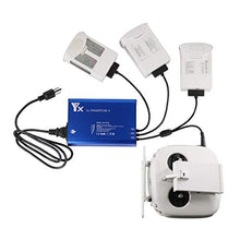Load image into Gallery viewer, Hanatora 4 in 1 Rapid Multi Battery Charger with Ground for DJI Phantom 4/4 Advanced/4 Pro V2.0/4 Pro Plus Obsidian Drone&amp;Remote Controller,Parallel Charging hub for Phantom 4 Series
