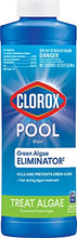Load image into Gallery viewer, Clorox Pool&amp;Spa Green Algae Eliminator2 32 oz
