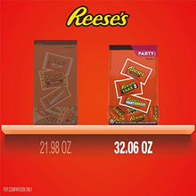 Load image into Gallery viewer, REESE'S Milk Chocolate Peanut Butter Assortment Snack Size Candy, Individually Wrapped, 32.06 oz Bulk Party Bag
