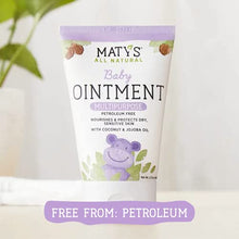 Load image into Gallery viewer, Maty's All Natural Multipurpose Baby Ointment - Petroleum &amp; Fragrance Free - Made with Coconut &amp; Jojoba Oils - 3.75 oz.
