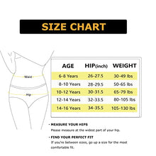 Load image into Gallery viewer, Nalwort Girls Panties Big Kids Cotton Underwear for Teens Briefs Pack of 8
