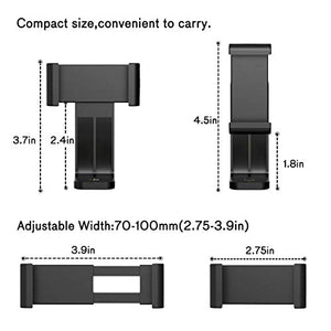 Lontree Universal Phone Holder, Cell Phone Holder Mount Adapter Smartphone Tripod Adapter Rotates Vertical/Horizontal Bracket with Clamp for iPhone, Andriod, Camera Stand (Style 2)