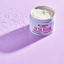 Load image into Gallery viewer, Noughty To The Rescue Intense Moisture Hair Mask for Dry, Frizzy, Damaged and Processed Hair | Vegan-Friendly 97% Natural Sulfate Free Deeply Hydrating Mask with Argan Oil | 100 ml / 10.5 fl oz
