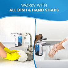 Load image into Gallery viewer, Everlasting Comfort Automatic Liquid Soap Dispenser, 17oz - 1400 Dispenses on a Single Fill - Electric, Touchless Sensor, Hands Free for Bathroom, Countertop or Dish Soap
