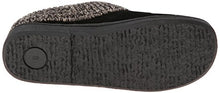 Load image into Gallery viewer, Clarks Women's Knit Scuff Slipper, Black, 11 M US
