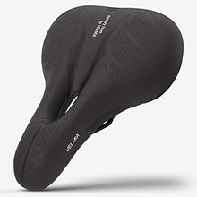 Load image into Gallery viewer, Velmia Bike Saddle for [Trekking Bikes] - Comfortable seat for Men and Women with Innovative 3-Zone-Concept &amp; Memory Foam - Waterproof Bicycle Saddle with Ergonomic Design &amp; Video (Trekking)
