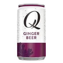 Load image into Gallery viewer, Q Mixers Premium Ginger Beer: Real Ingredients &amp; Less Sweet, 7.5 Fl oz per can, 24 Cans
