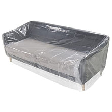 Load image into Gallery viewer, PROTECTO Plastic Couch Cover for Moving - 6 mil Thick Waterproof Recliner, Armchair Slipcover with Tape - Clear Sofa Protector Against Dust, Stain – Furniture Storage Bags 120 x 71.5 inch 1pc
