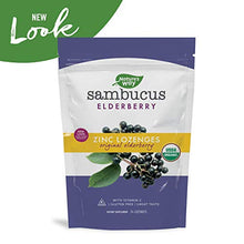Load image into Gallery viewer, Nature&#39;s Way Organic Sambucus Lozenge, Elderberry and Zinc, 24 count pouch (Packaging May Vary)
