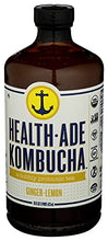 Load image into Gallery viewer, Health-Ade Kombucha, Organic, Lemon, Ginger, 16 Fl Oz
