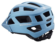 Load image into Gallery viewer, Schwinn Halcyon ERT Youth/Adult Bike Helmet, Fits Head Circumferences 54-58 cm, Medium, Blue
