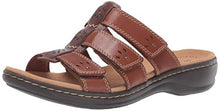 Load image into Gallery viewer, Clarks womens Leisa Spring Sandal, Brown Multi Leather, 6.5 US
