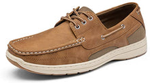 Load image into Gallery viewer, Vostey Men's Loafers &amp; Slip-ons 3-Eye Boat Shoes Men Comfortable Casual Loafers for Men (BMY3005 tan 10.5)
