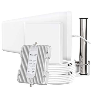 Amazboost Indoor Cell Phone Signal Booster for Home,Supports 5,000 Square Foot Area,All U.S. Carriers - Verizon, AT&T, T-Mobile, Sprint & More-FCC Approved 4G 3G 2G Cell Phone Boost