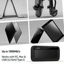 Load image into Gallery viewer, Crucial X8 1TB Portable SSD – Up to 1050MB/s – USB 3.2 – External Solid State Drive, USB-C, USB-A – CT1000X8SSD9
