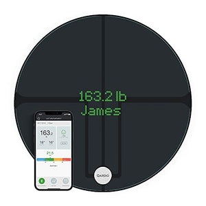 QardioBase2 WiFi Smart Scale and Body Analyzer: monitor weight, BMI and body composition, easily store, track and share data. Free app for iOS, Android, Kindle. Works with Apple Health.