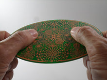 Load image into Gallery viewer, Meditation &amp; Mindfulness Spiritual Sacred Geometry Tool for Healing Wisdom Harmonic &amp; Light Body Activation - Powerforms Copper Portal 5.75” x 4.25”
