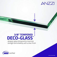 Load image into Gallery viewer, 76 x 48 inch Frameless Shower Door | Matte Black | Madam Complete Shower Kit | Water Repellent Sliding Glass Panel + Bottom Seal Strip Parts + Easy Glide Rollers | SD-AZ13-01MB
