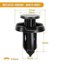 Load image into Gallery viewer, GOOACC 100PCS 7mm 8mm 10mm Compatible with Subaru Push Type Retainer Fasteners Rivets Clips OEM Upgrade for 90914-0007, 90913-0067 &amp; 90914-0051 + Bonus Fastener Remover
