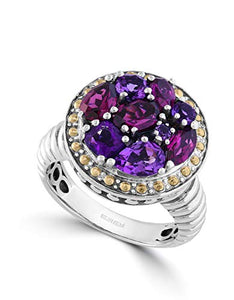Effy 925 Sterling Silver & 18K Yellow Gold Multi Gemstone Ring, 2.54 TCW IRL0G662M0