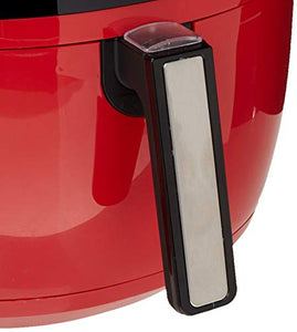 GoWISE USA 5.8-Quart Programmable 8-in-1 Air Fryer XL + Recipe Book (Chili Red)