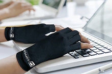 Load image into Gallery viewer, Copper Compression Arthritis Gloves - Guaranteed Highest Copper Content. Best Copper Glove for Carpal Tunnel, Computer Typing, and Everyday Support for Hands. Fit for Women and Men (1 Pair)
