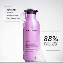 Load image into Gallery viewer, Pureology Hydrate Moisturizing Shampoo &amp; Conditioner Bundle | For Dry, Color Treated Hair | Sulfate-Free | Vegan | Updated Packaging | 33.8 Fl. Oz.

