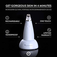 Load image into Gallery viewer, Microderm GLO MINI Diamond Microdermabrasion and Suction Tool - Best Pore Vacuum for Skin Toning - #1 Advanced Facial Treatment Machine - Promotes Collagen Production for Tone, Bright &amp; Clear Skin
