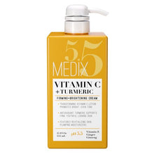 Load image into Gallery viewer, Medix 5.5 Vitamin C Face &amp; Body Dry Skin Rescue Cream Skin Care Lotion Infused W/ Turmeric, Vitamin E, Ginger. Firming &amp; Brightening Anti Aging Moisturizer For Age Spots &amp; Sun Damaged Skin, 15 Fl Oz

