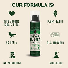 Load image into Gallery viewer, Gear Hugger Multipurpose Lubricant | Eco-Friendly | Plant-Based | Non-Toxic | No PTFEs | No Odor | No Petroleum | Restore | Lubricate | Protect | Clean | Degrease | Remove Rust (3oz 3-Pack)
