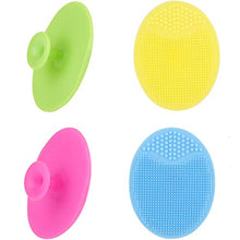 Load image into Gallery viewer, Face Scrubber,Soft Silicone Facial Cleansing Brush Pad Exfoliator Scrub Scrubby for Massage Pore Blackhead Removing Exfoliating-Unique Cool Fun Christmas Gift Present for Girl Sister Best Friend Women
