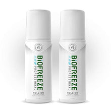 Load image into Gallery viewer, Biofreeze Professional Pain Relief Roll-On, 3 oz. Bottle, Green, Pack of 2

