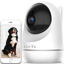Load image into Gallery viewer, GevTa Pet Camera，FHD Dog Camera WiFi Pet Monitor Indoor Cat Camera Night Vision 2 Way Audio and Motion Detection
