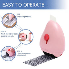 Load image into Gallery viewer, Belioncry Identity Theft Protection Roller Stamp 2.0 Generation with Ceramic Box Opener ID Police Block Address and Protect Your Privacy Information Self-Inking Roller Stamp

