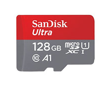 Load image into Gallery viewer, SanDisk 128GB Ultra MicroSDXC UHS-I Memory Card with Adapter - 120MB/s, C10, U1, Full HD, A1, Micro SD Card - SDSQUA4-128G-GN6MA
