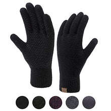 Load image into Gallery viewer, Winter Touchscreen Gloves for Men &amp; Women 3 Fingers Dual-layer Touch Screen Warm Lined Anti-Slip Knit Texting Glove 2 Size
